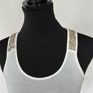 Old Navy Tank Top‎ with Sequin Detail Sz SM thumbnail 2