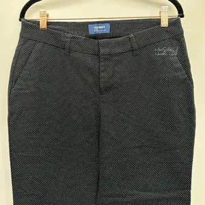 Old Navy Mid-Rise Harper Fine Polka Dot Ankle Pants Size 6 thumbnail 2