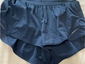 Navy Lululemon Hotty Hot LR 2” size 4 thumbnail 1