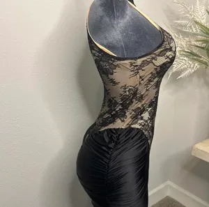 Lace Classy dress Black thumbnail 3