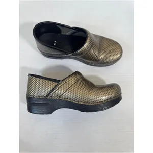 Dansko Green Leather Clogs Womens 7 Nursing Shoes Comfort Platform Casual thumbnail 10