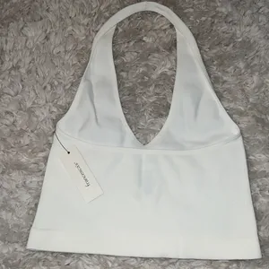 NWT ribbed halter top White Size M thumbnail 3