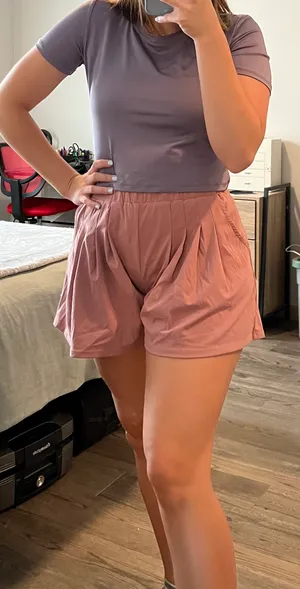 Halara Pink  Flowy Shorts thumbnail 1