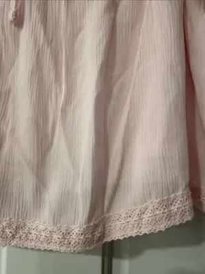 No Boundaries Light Pink Women's Peplum Tiered Mini Skirt Size L thumbnail 7