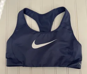 NWOT Nike Women's Navy Sports Bra thumbnail 1