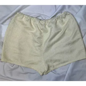 Free People Pearl Satin Shorts Drawstring Waist Tofu L thumbnail 13