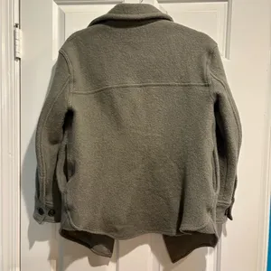Quince merino wool shirt jacket shacket XS gray thumbnail 4