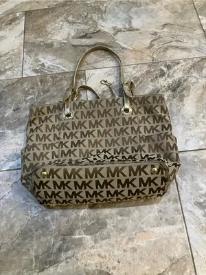 Michael Kors Jet Set Canvas Signature Tote Bag thumbnail 3
