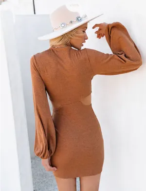 VICI X Hayley Cressida Ribbed Knit Cutout Dress thumbnail 5