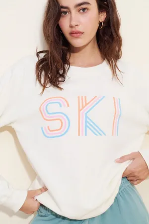 Retrobrand Ski Graphic Sweatshirt Size Small thumbnail 1