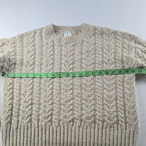 Joie Women's Cream Cable Knit Sweater‎ Small thumbnail 5