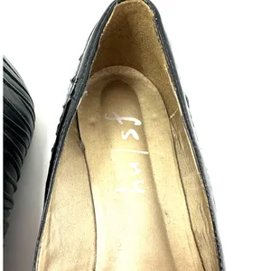 fs/ny Size 6 Flats Black Ballet Slip on Bow Tie Solid Casual Everyday‎ Basic thumbnail 5