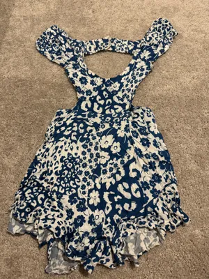 Free People Vallis Floral Romper thumbnail 3