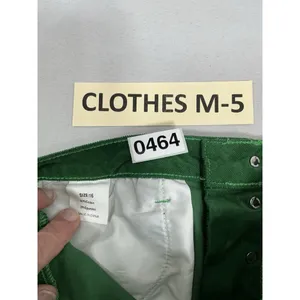 Womans NWT Potili Green Cordoury Flared Pants 16 Button Fly thumbnail 4