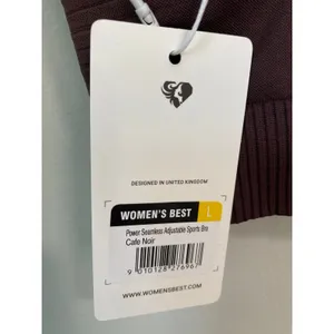 New Women’s Best Power Seamless Adjustable Sports Bra Café Noir Size Large thumbnail 2