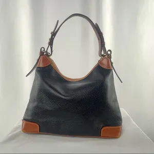 Dooney & Bourke Pebble Grain Hobo‎ Bag in Black thumbnail 4