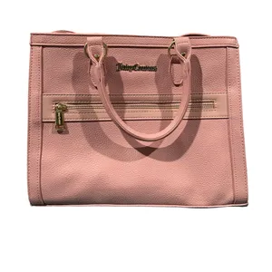 Juicy couture blush pink crossbody bag/ satchel bag with gold trim thumbnail 7