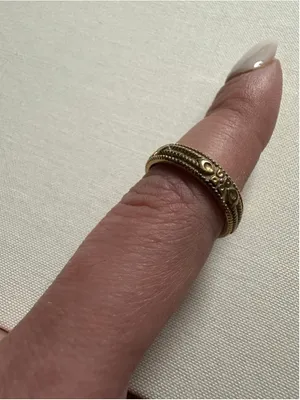 Hey Harper 14K Gold Plated Alex Essential Ring sz 7 thumbnail 1