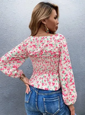 SheIn Floral Top thumbnail 2