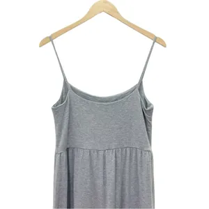 Quince Gray Tencel Jersey Wide Leg Jumpsuit Cami One Piece Sz Large Soft Stretch thumbnail 6