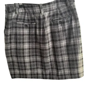 Eddie Bauer grey plaid skirt with pockets thumbnail 4
