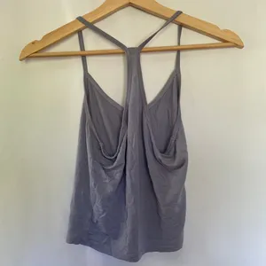 Garage‎ lilac blue racerback tank top spaghetti straps rayon women's size XS thumbnail 5