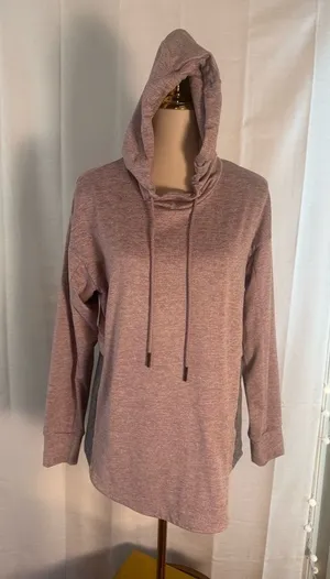 Serene Tangerine Two-Tone Hoodie – Mauve/Gray – Women’s M thumbnail 1