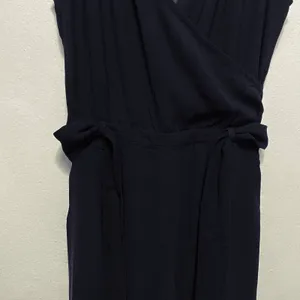 Abercrombie & Fitch Black V- Neck Sleeveless Jumpsuit thumbnail 6