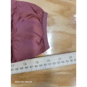 L.L. Bean Puffer Jacket Womens Small Orange Brown Long Sleeve Zip Up Outdoor C6 thumbnail 10