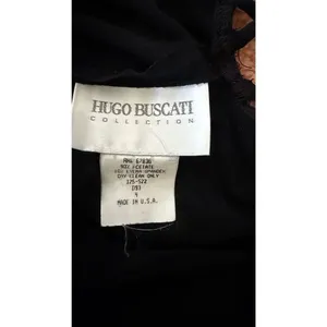 Hugo Buscati Collection Black Maxi Dress Size 4 Open Back Evening Gown thumbnail 4