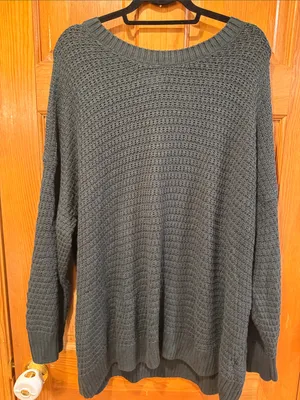 NWT Old Navy dark green tunic length sweater size xxl. thumbnail 6