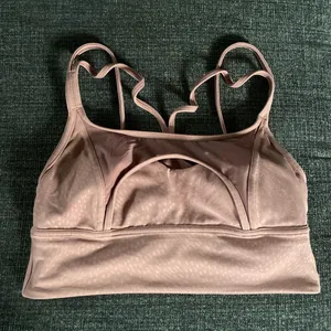 Lululemon Nulu And Mesh Spiced Chai Sports Bra thumbnail 3