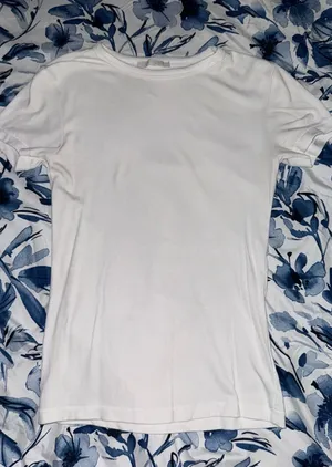 Zara White Tee thumbnail 1