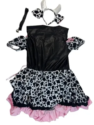 Spirit Halloween Cow Costume Dress thumbnail 4