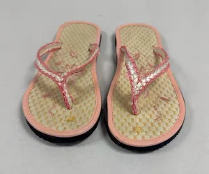 Beautiful Bamboo Seagrass Footbed‎ Flip Flop - Size 7.5. thumbnail 1