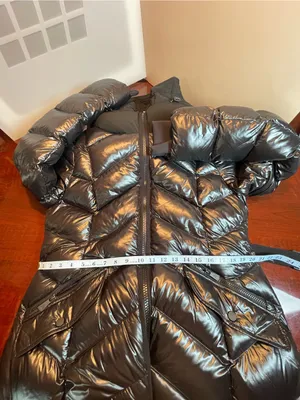 Alpenhaus BELLEVAUX Puffer Coat With Adjustable Belt Black Shiny Sz XL thumbnail 15