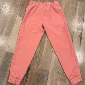 Hanes Comfort Fit Women's Scrub Joggers in Rose Pink, Size Medium thumbnail 2