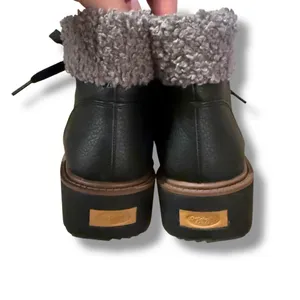Dr. Scholl's Women's‎ Love To Ankle Black Faux Leather Shearling Booties Sz 8 thumbnail 6