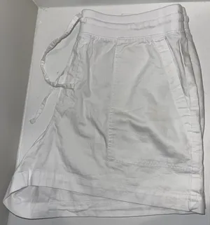 Gap White Linen Shorts thumbnail 2
