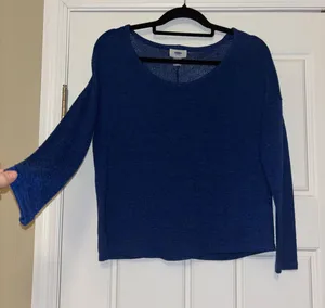 Old Navy Vibrant Blue Knit Top thumbnail 1