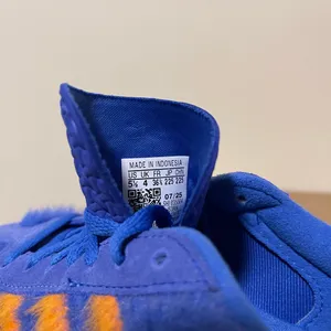 Adidas Gazelle Bold Platform NY Knicks Blue Orange Gum Women Size 5.5 JS3906 NEW thumbnail 6