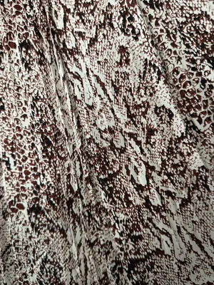 Marie Oliver Wesley Anthropologie Snake Print Pleated Maxi Skirt Size 6 thumbnail 10