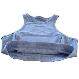 Outdoor Voices Athena Sports Bra Light Blue Athletic Workout Outdoors Stretch XS thumbnail 5
