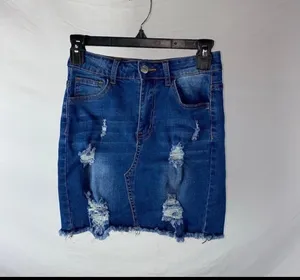 NEW Jean Skirt Blue thumbnail 5