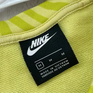 Nike Zebra Sweater womens Yellow (medium) icon clash neon crop athleisure retro thumbnail 3