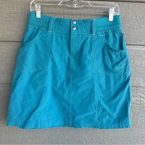Kuhl Durango Green Skirt Women’s‎ Sz 4 Side Ruching Outdoor Hiking Nylon Spandex thumbnail 1