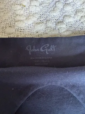 Brandy Melville John Galt Navy Halter Crop Top thumbnail 2