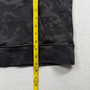 Lululemon Scuba Pullover Hoodie Black Camo Size 8 Funnel Neck Cozy Sweatshirt thumbnail 6