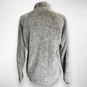 ANTIGUA Women's Detroit Red Wings Black/Gray Sherpa Pullover Jacket |‎ Med | EUC thumbnail 11