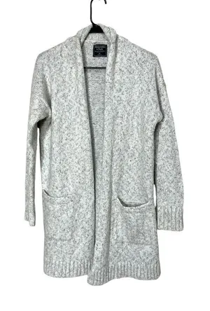 Abercrombie & Fitch Heather‎ Gray Knit Cardigan Size XS thumbnail 1